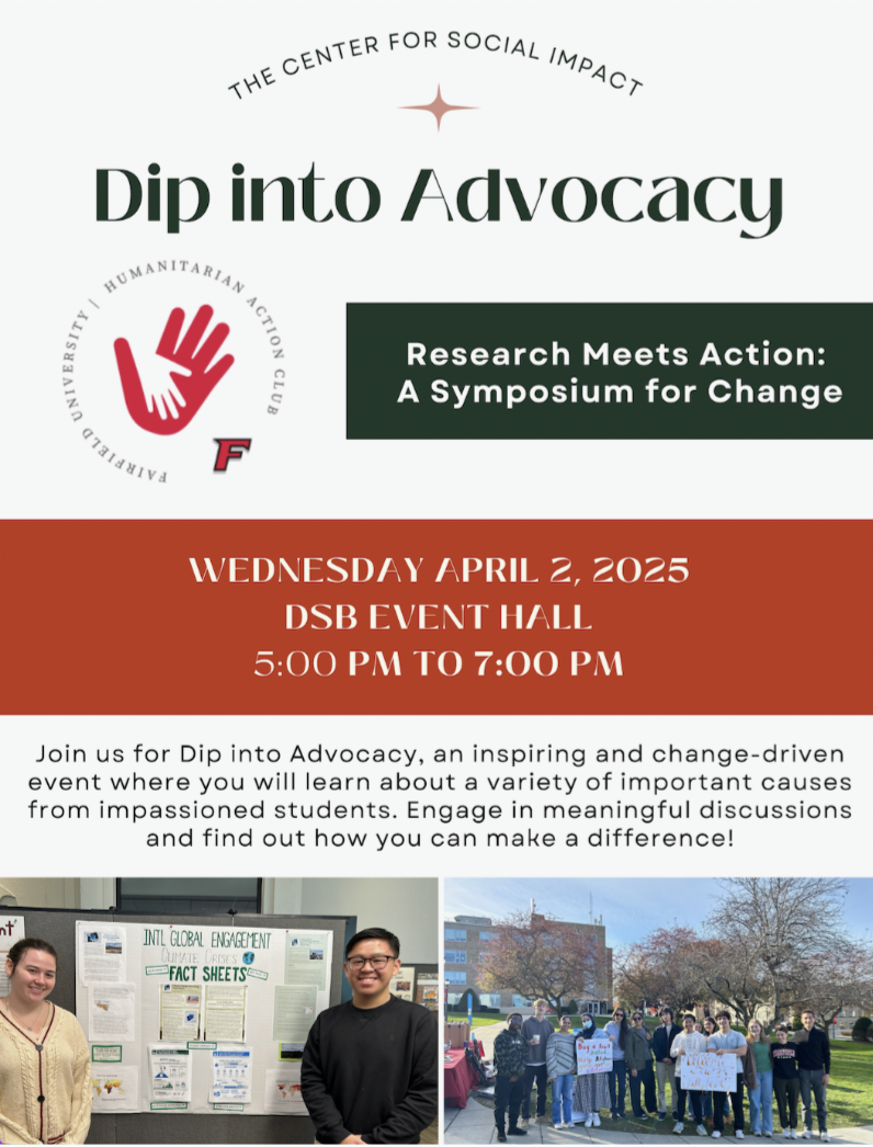 Dip into Advocacy: Upcoming Humanitarian Action Club event