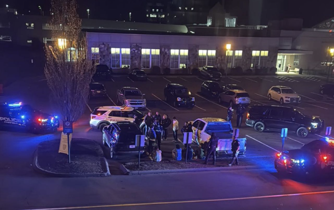 Prep students allegedly used a pellet gun to shoot four Fairfield University students in the Food Truck Village area on McCormick Road. 
