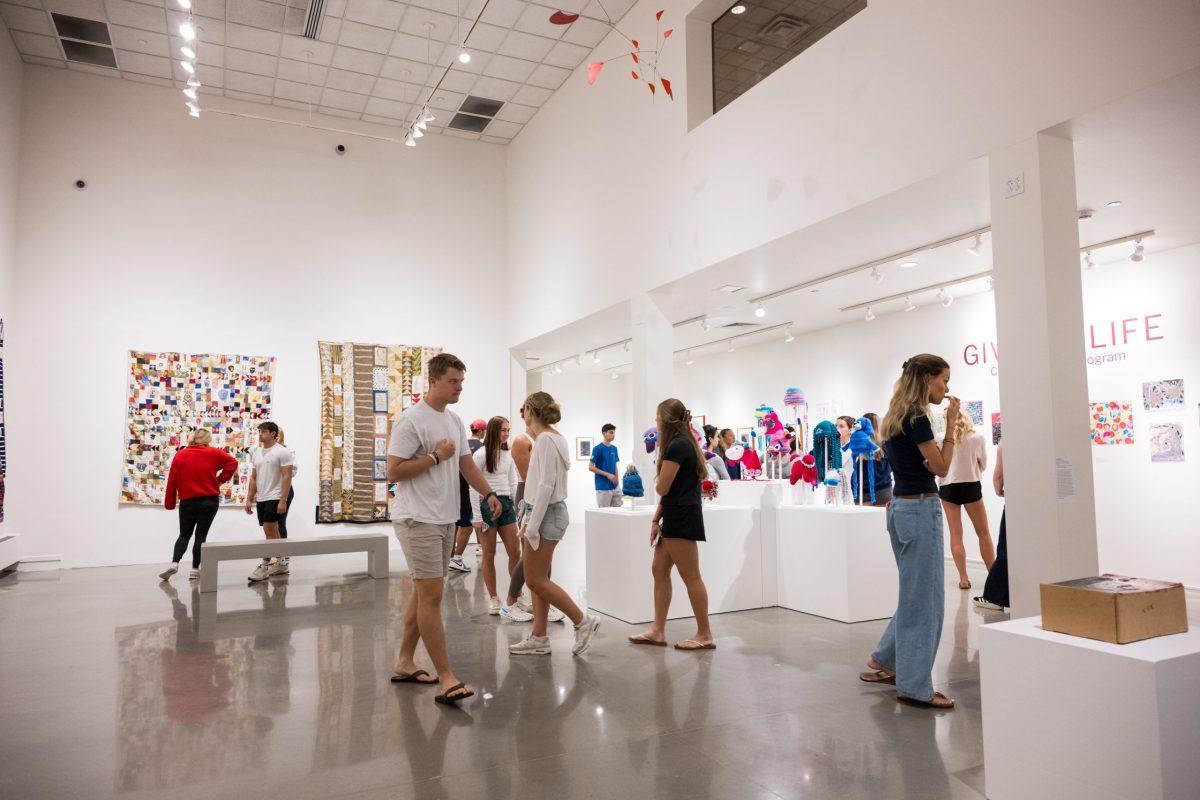 Students in the Walsh Gallery